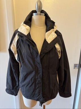Roxy X Series Black and White  Women's Hooded Snow Jacket
